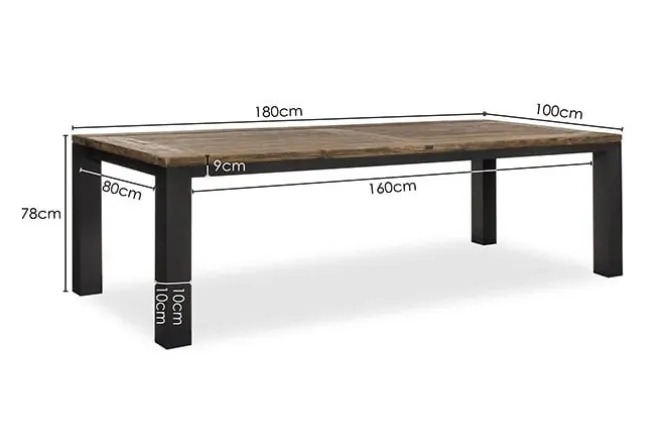 Camago' Dining tuintafel