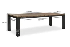 Camago' Dining tuintafel