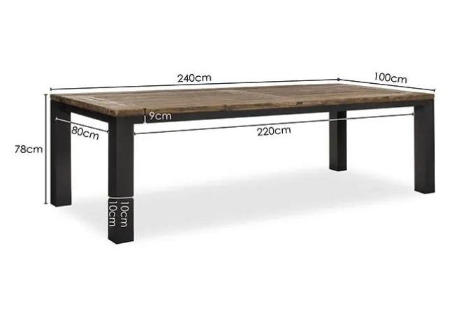Camago' Dining tuintafel