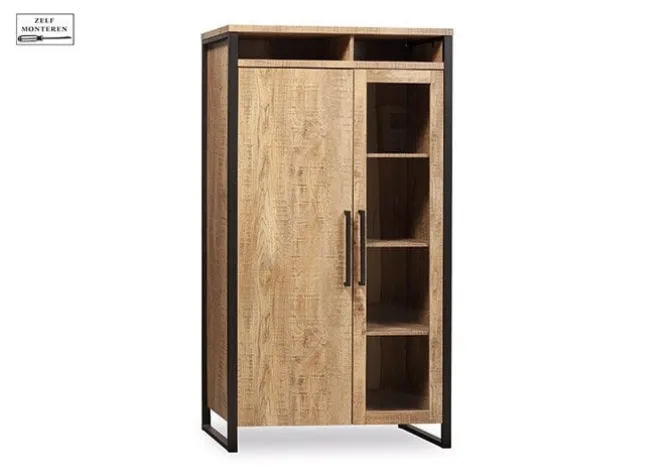 Charisma Wandkast 1 deur, 1 glazen deur