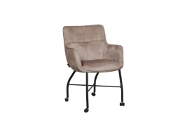 Chicago Armstoel op wieltjes