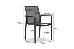 Davoli' Outdoor Diningchair Stapelbaar