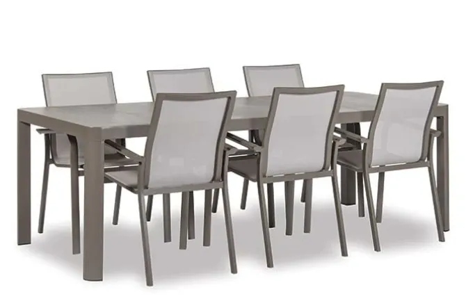 Diningset 'Reese' Light Grey