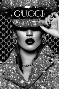 Glasschilderij incl. lijst - Captain