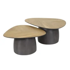 Herringbone salontafel set van 2