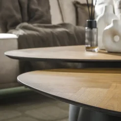 Herringbone salontafel set van 2