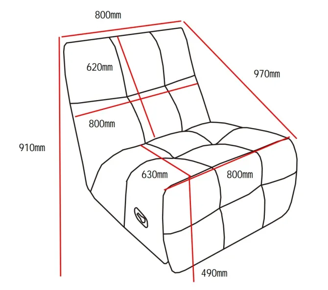 Just Chill relaxfauteuil, verkrijgbaar in 3 kleuren!