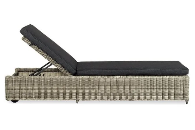 Levisa Sunbed met wiel Verstelbaar