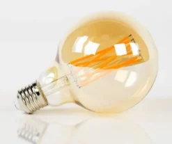 Lichtbron LED filament bol 9,5 - E27 4W dimbaar