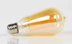 Lichtbron LED filament druppel - E27 6W dimbaar