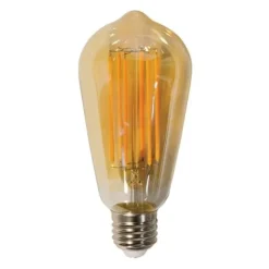 Lichtbron LED filament druppel - E27 6W dimbaar