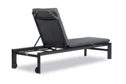 Ligbed 'Altona' met wiel Verstelbaar Antraciet