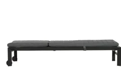 Ligbed 'Altona' met wiel Verstelbaar Antraciet