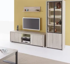 Lucca glaskast inclusief LED verlichting