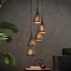 Marrakesh hanglamp 5 lichten