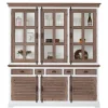 Martinique Glass Cabinet 3 deurs