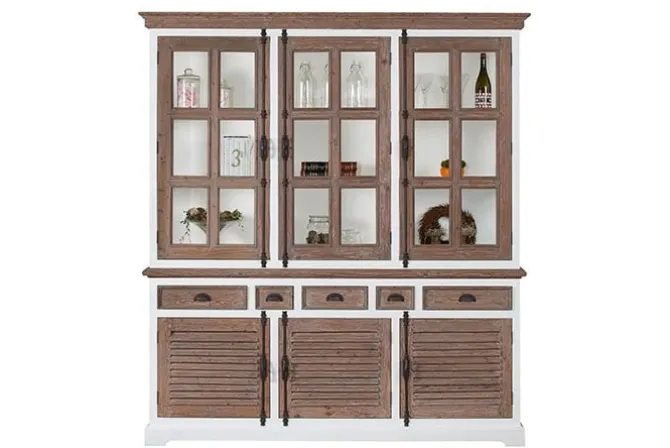 Martinique Glass Cabinet 3 deurs