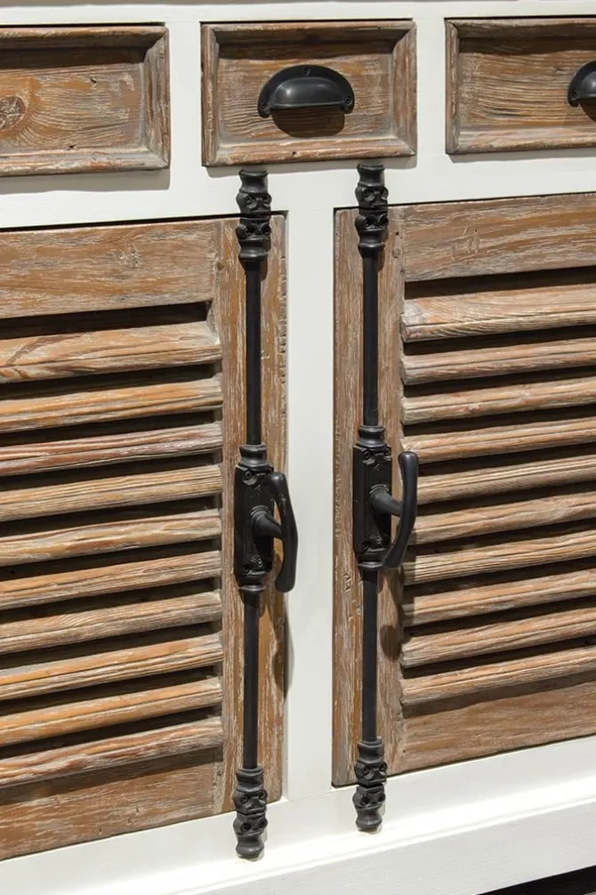 Martinique Glass Cabinet 3 deurs