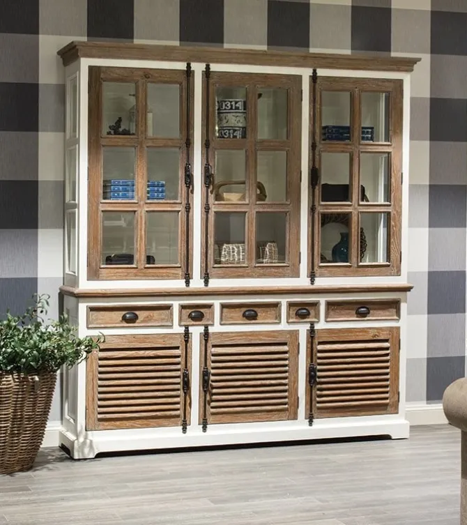 Martinique Glass Cabinet 3 deurs