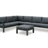 Palizzi loungeset met coffee table Antraciet