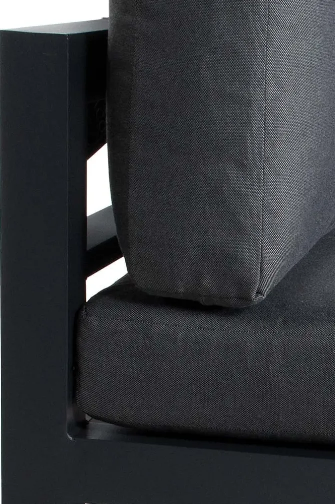 Palizzi loungeset met coffee table Antraciet