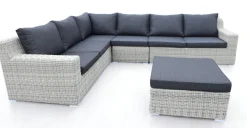 Premium hoekset inclusief zit- en rugkussens en salontafel