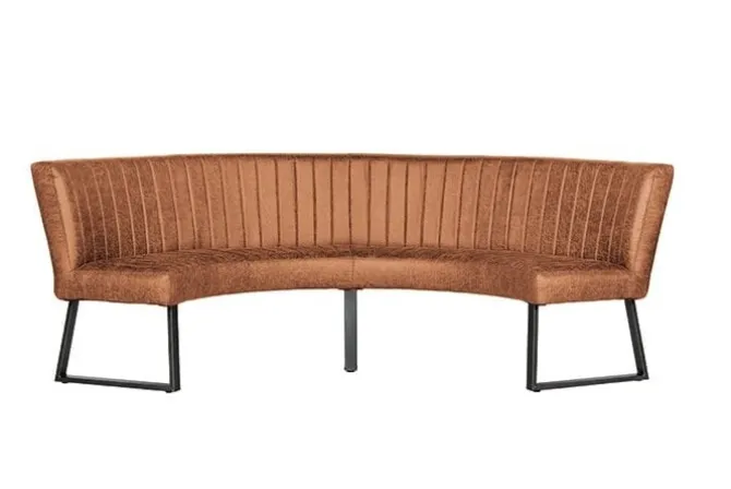 Ronde eetkamerbank Mauro 130 cm