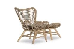 Rosas Loungechair inclusief zitkussen en voetbankje